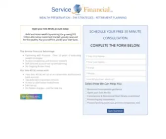 Servicefinancial.com(Service Financial) Screenshot