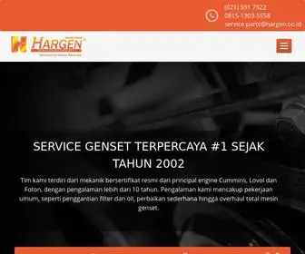 Servicegenset.co.id(HARGEN Service) Screenshot