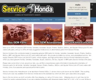 Servicehonda.com(Service Honda) Screenshot