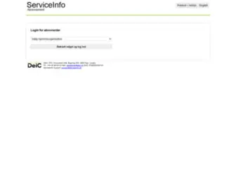 Serviceinfo.dk(ServiceInfo SKB) Screenshot