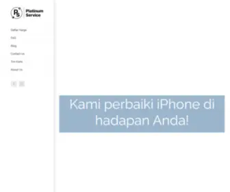 Serviceiphone.id(Platinum Service Malang) Screenshot