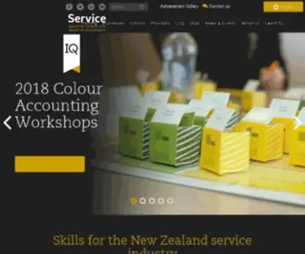 Serviceiq.org.nz(The Industry Training Orginisation (ITO)) Screenshot