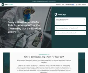 Servicekaro.com(Cars sanitization and disinfection services by ServiceKaro) Screenshot