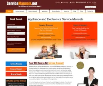 Servicemanuals.net(Service manuals) Screenshot