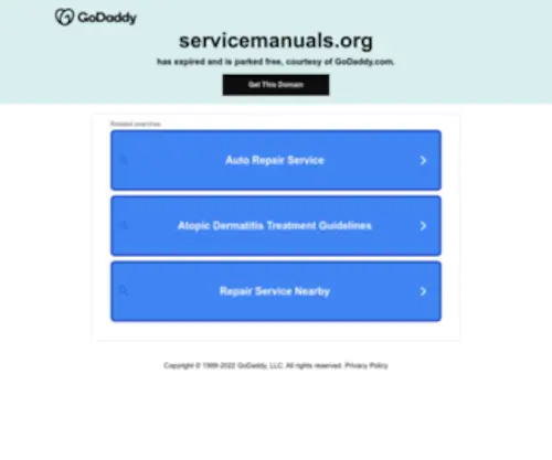 Servicemanuals.org(Free service manuals) Screenshot