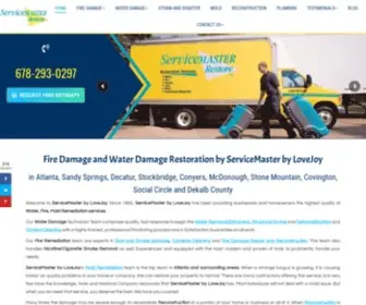 Servicemasterofdecatur.com(Atlanta, GA Property Damage Restoration) Screenshot