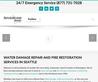 Servicemasterofseattle.com(Seattle Fire and Water Damage) Screenshot