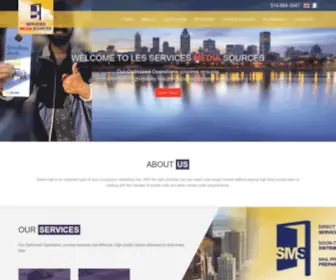 Servicemediasource.com(Distribution Circulaires Flyers Montreal #1) Screenshot