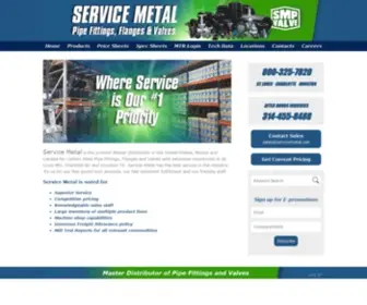 Servicemetal.net(Service MetalService Metal) Screenshot