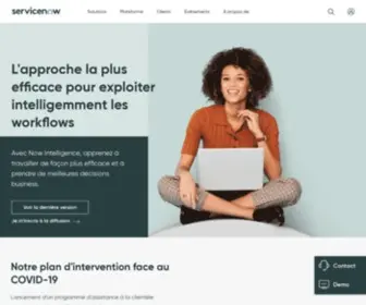 Servicenow.fr(ServiceNow ) Screenshot