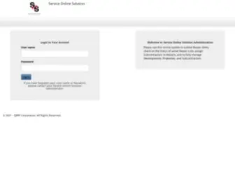 Serviceonlinesolution1.com(Log in) Screenshot
