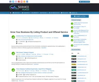 Serviceplaces.com(Grow Your Business By Listing Products and Offered Services) Screenshot