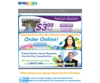 Serviceprinters.com(Service Printers) Screenshot