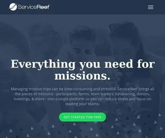 Servicereef.com(Home) Screenshot