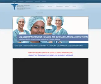 Servicesantecuba.com(Service Santé International) Screenshot