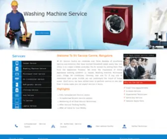 Servicesbangalore.com(Home Appliances Service Center Bangalore Washing Machine Fridge AC Microwave Oven Chimney Geyser Hob authorised center) Screenshot