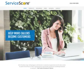 Servicescore.net(Inquiry Call Conversion Reports) Screenshot