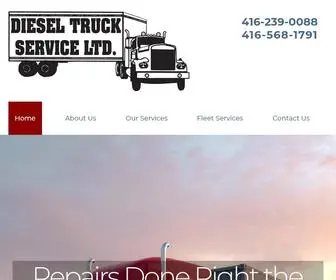 Servicesdiesel.com(Diesel Truck Service Ltd) Screenshot