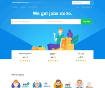 Serviceseeking.com.au(We Get Jobs Done) Screenshot