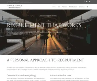 ServiceService.co.uk(A Personal Approach to Recruitment) Screenshot