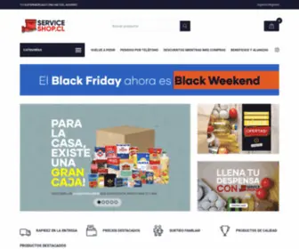 Serviceshop.cl(Supermercado on) Screenshot