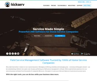 Servicesidekick.com(Kickserv) Screenshot