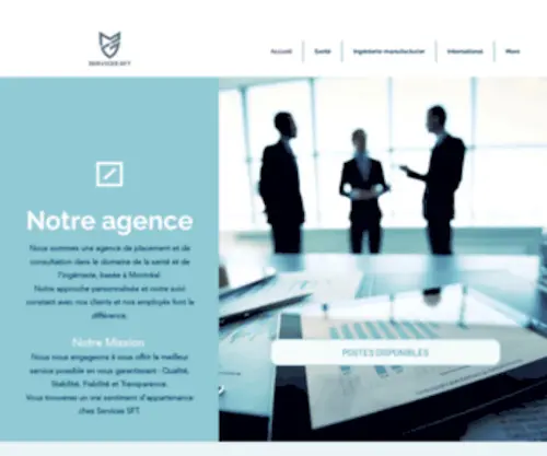 Servicessft.com(Services SFT) Screenshot