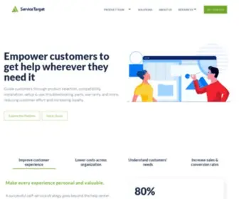 Servicetarget.com(Win, Serve, & Grow Customers at Scale) Screenshot