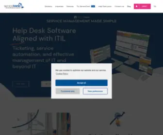 Servicetonic.com(Help Desk Software for your company) Screenshot
