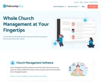 Serviceu.com(Streamline Your Ministry. Introducing FellowshipOne GO Complete) Screenshot