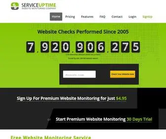Serviceuptime.com(Service Uptime) Screenshot