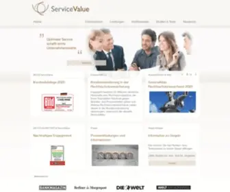 Servicevalue.de(Servicequalität) Screenshot