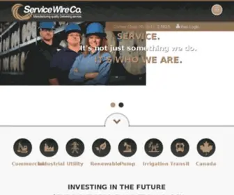 Servicewire.com(Service Wire) Screenshot