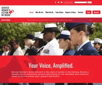 Servicewomen.org(The Service Women's Action Network (SWAN)) Screenshot