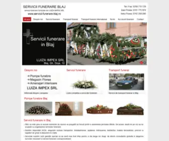 Servicii-Funerare-Blaj.ro(Servicii funerare Blaj) Screenshot