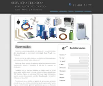 Servicio-Tecnico-Aireacondicionado.com(Bienvenidos) Screenshot