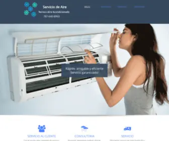 Serviciodeaire.com(Servicio de aire) Screenshot