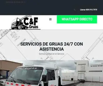 Serviciodegruas.com.do(Servicios de Gruas) Screenshot