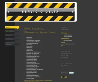 Serviciodelta.com(Servicio Delta: Electricidad) Screenshot