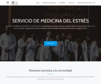 Serviciodemedicinadelestres.com.ar(SERVICIO DE MEDICINA DEL ESTRES) Screenshot