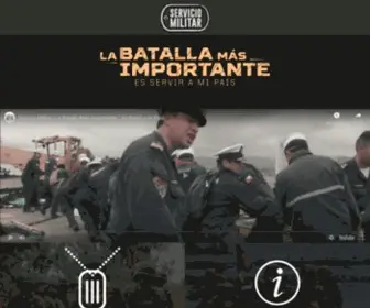 Serviciomilitar.cl(SERVICIO MILITAR home) Screenshot