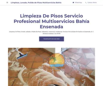 Servicios-DE-Limpieza.com(Limpieza, Lavado, Pulido de Pisos Multiservicios Bahía) Screenshot