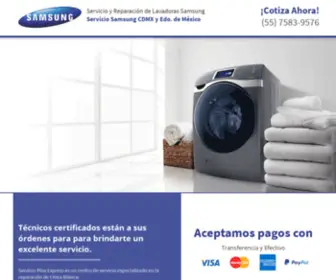 Serviciosamsungdf.mx(Centro de Servicio Samsung CDMX) Screenshot