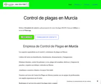 Servicioscontrolplagasmurcia.com(Control de plagas en Murcia) Screenshot