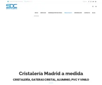Serviciosdecristaleria.es(▷ Cristalería en Madrid) Screenshot