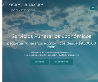 Serviciosfunerarioseconomicos.com(Servicios Funerarios en Monterrey) Screenshot