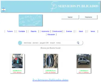 Serviciospublicados.com.ar(Servicios Publicados) Screenshot