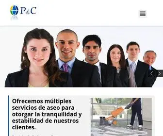 Serviciospyc.cl(Ofrecemos múltiples servicios de aseo para otorgar la tranquilidad y estabilidad de nuestros clientes) Screenshot