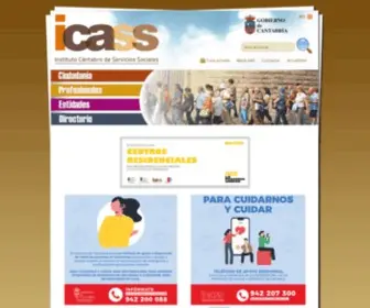 Serviciossocialescantabria.org(Servicios Sociales del Gobierno de Cantabria) Screenshot