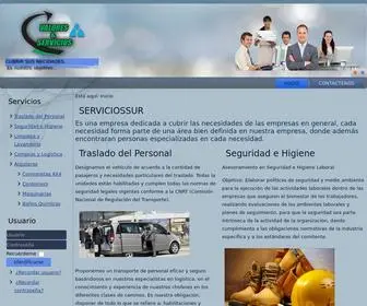 Serviciossur.com(Servicios Sur) Screenshot